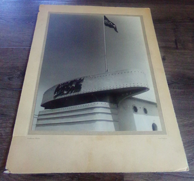 Rare Deco 1930's Coca-Cola ship bottling plant Luckhaus studio Los Angeles photo