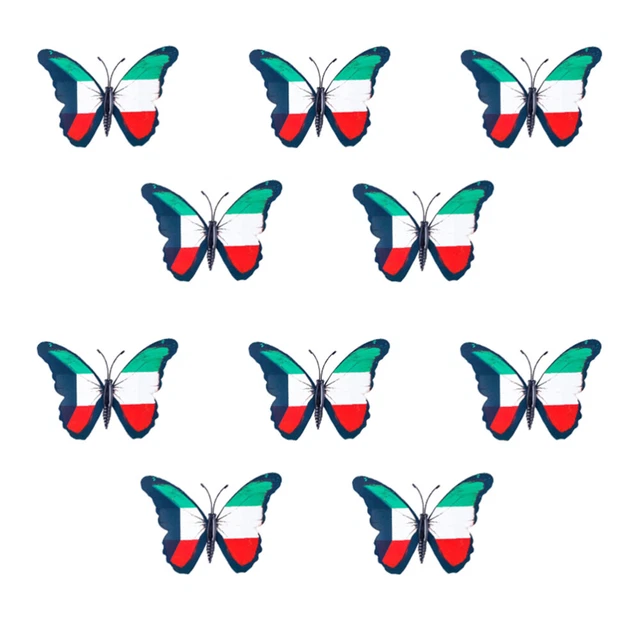 10 piezas de mariposa artificial decoraciones para sala de casa viajes