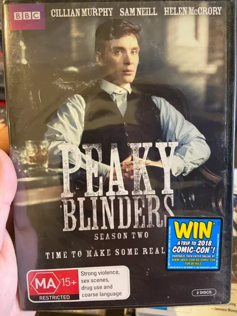 PEAKY BLINDERS SEASON 2 NEW sealed region 4 DVD Cillian Murphy drama tv series 12.50 PicClick AU