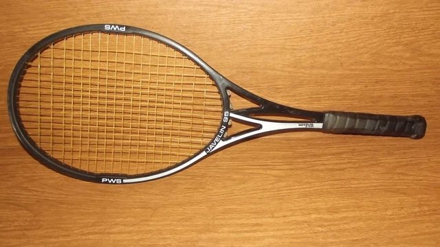 RARE WILSON JAVELIN 95 Graphite H.M Split Throat Tennis Racquet 4