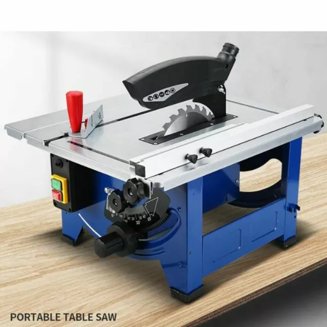 Table Saw Woodworking Bench Saw Retractable for Wood Plastic Jade Metal 1800W