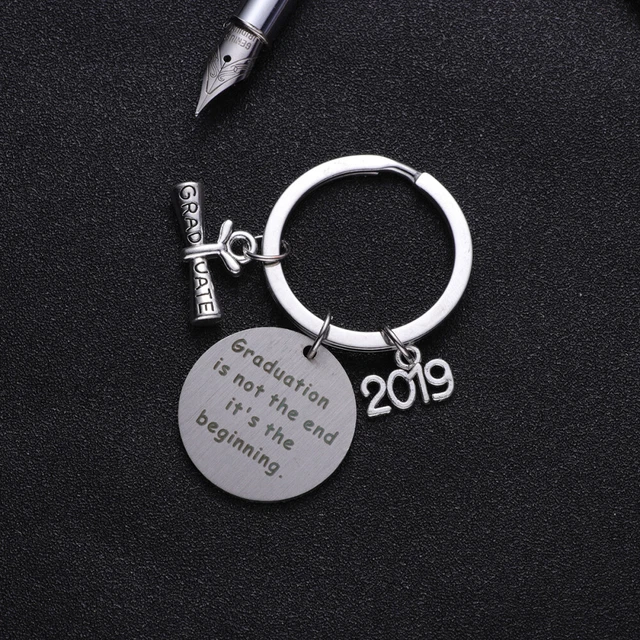 2019 Graduation Hanging Pendant Keychains Metal Keychain Key Chain 3