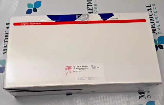 EPPENDORF epT.I.P.S MOTION RACKS - 1-50L 15X96 FILTERTIPS - 960050029 SEALED NEW