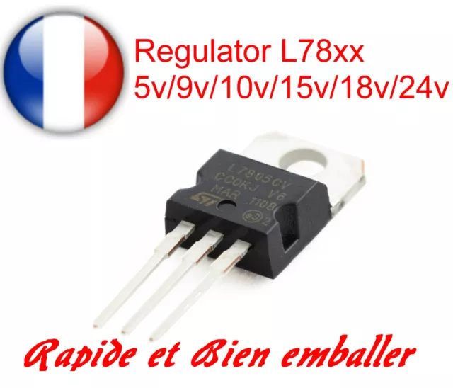 L78xx Serie Positive Voltage Regulateur IC 5V/9V/10V/12V/15V/18V/24V