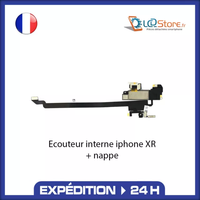 Écouteur interne IPHONE XR + Micro + CAPTEUR LUMIÈRE PROXIMITÉ HAUT PARLEUR