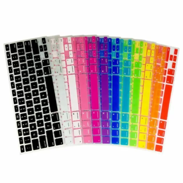 Keyboard Soft Case Cover Protector for Apple Macbook Air Pro 13.3" 15.4" 17 inch