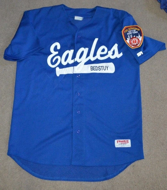 FDNY BED STUY Eagles Game Worn Baseball Softball Jersey Fire Dept New