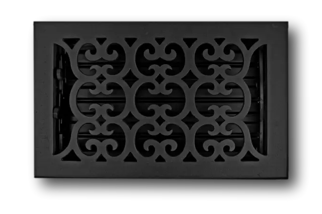 Cast Iron Heirloom Vent Covers - Black 2