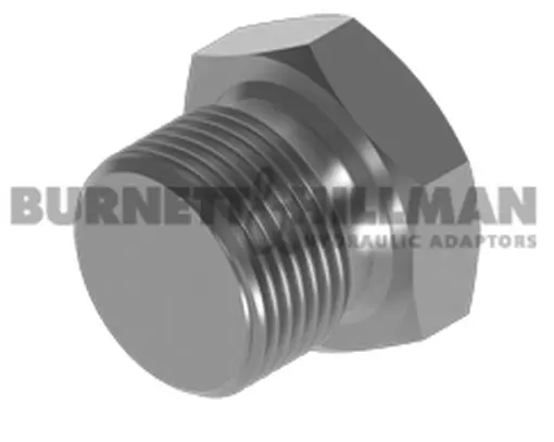 Burnett & Hillman BSP Solid Plug Hydraulic Fitting