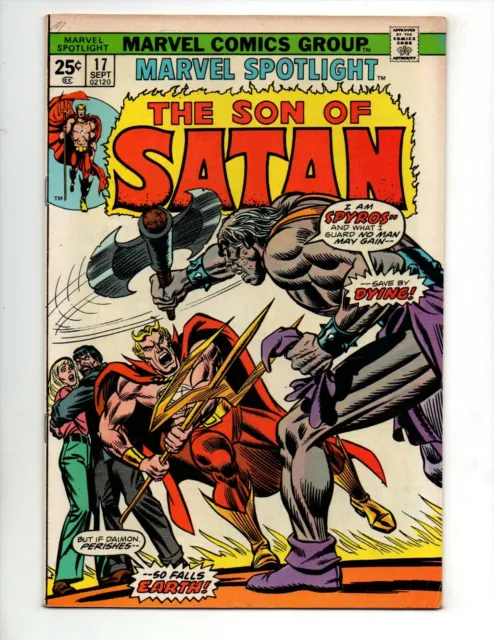 Marvel Spotlight #17  Fn 6.0  "The Son Of Satan"