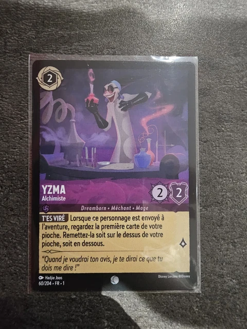 Carte Disney Lorcana  Exclu Demo Yzma Alchimiste 60/204 Fr