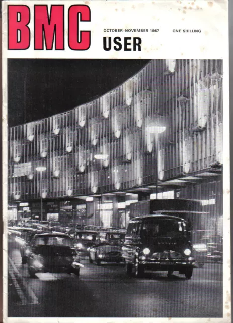 BMC User Oct-Nov 1967 J4 M10 Van Mini Nuffield Tractor Seagas JAC Bain Transport