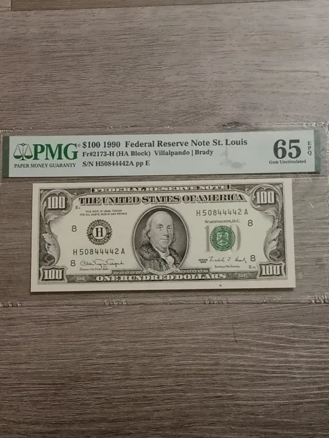 $100 Dollar Bill PMG