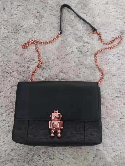 Ted Baker, Bags, Ted Baker Jemms Robot Leather Purse Rose Gold And White
