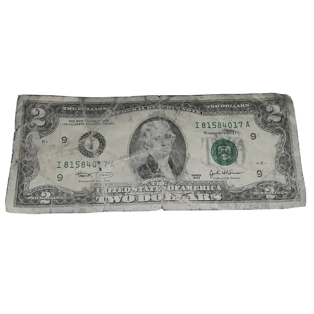 2 Dollar Bill  2003 Series I
