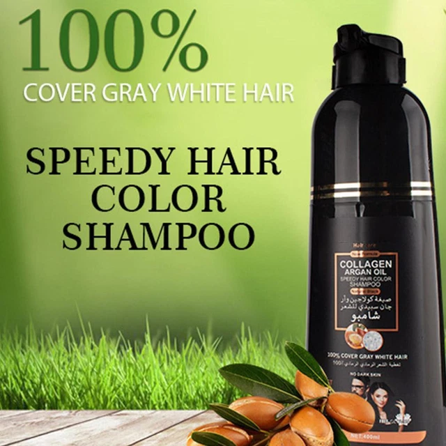 MAGIC BLACK HAIR Shampoo-Hair Dye,cover Grey Hair 2024 C9B1 EUR 20,94