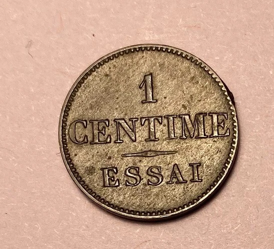 1 Centime Essai Nd Louis Philippe I - Bronze - Etat Ttb