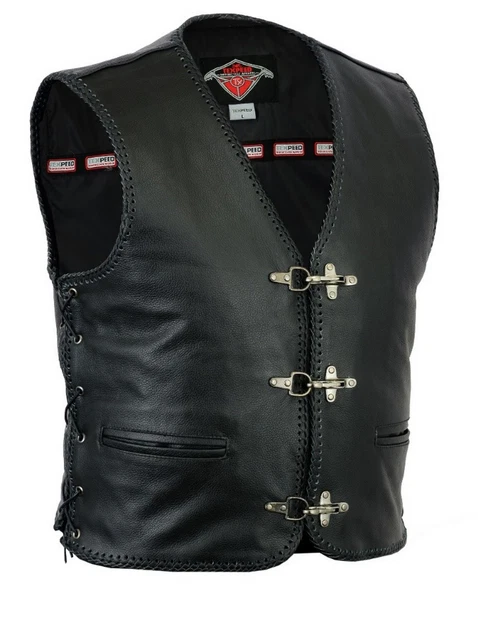 Qualität klassisch geschnitten Motorrad Motorrad Biker Weste Weste Jacke