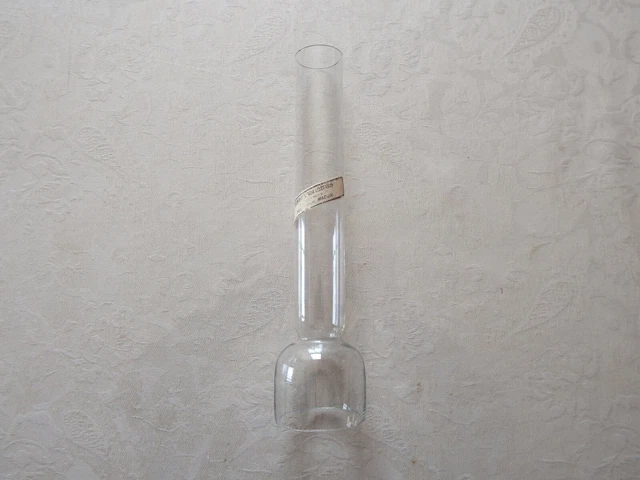 Abat-Jour Verre Cheminée Lampe à Pétrole - Remplacement Transparent Rétro Victoria
