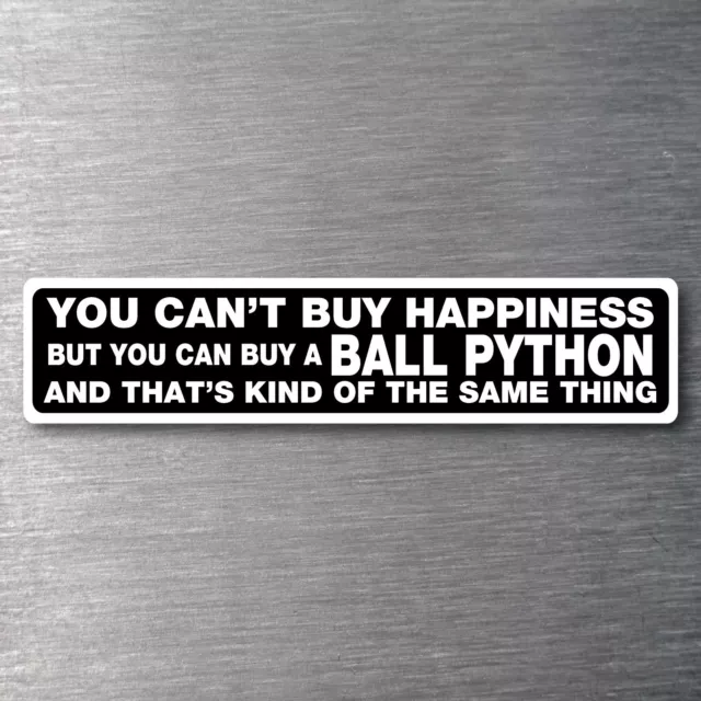 BUY A CARPET Python sticker Premium water/fade proof vinyl pet snake ...