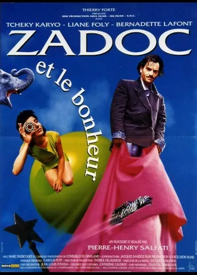 affiche du film ZADOC ET LE BONHEUR 40x60 cm