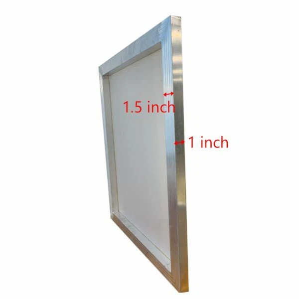¡Stock de EE. UU.! PAQUETE DE 6 20 x 24 pulgadas Marco de aluminio Pantalla de seda con 110 Malla Blanca 3