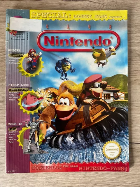 Club Nintendo Magazin, Ausgabe , Dezember 1996 mit Poster *TOP*