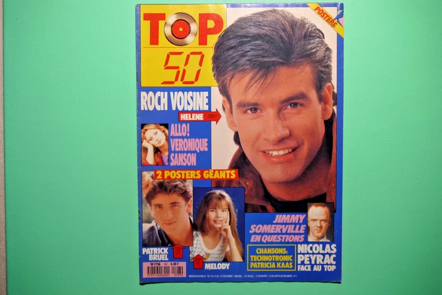 Magazine TOP 50 N°116 - Avec Poster De Sabrina, Kim Wilde, Renaud - Bon état