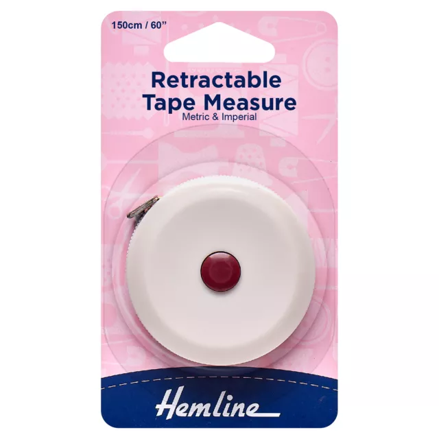 Hemline Retractable Tape Measure