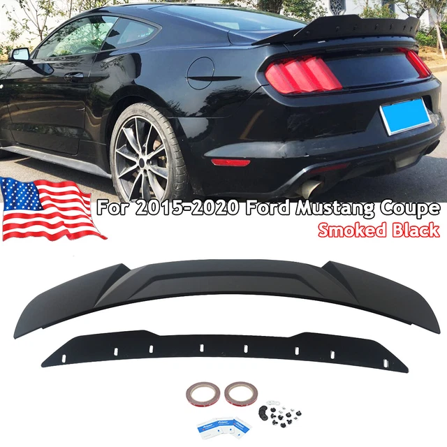 SMOKED BLACK DECKLID Wickerbill Trunk Spoiler For Ford Mustang Coupe 20152021 EUR 117,34