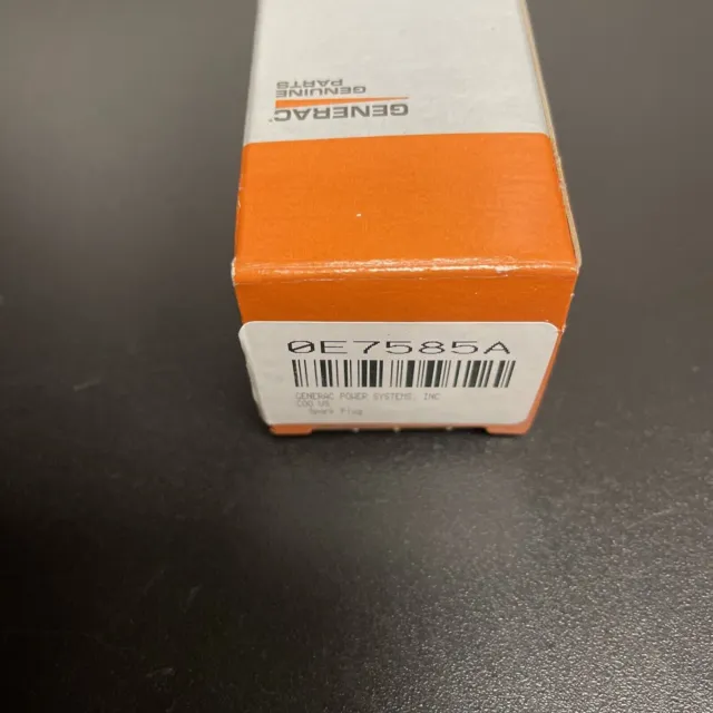 Generac 0E7585A Genuine OEM Spark Plug for Air-Cooled and Portable Generators