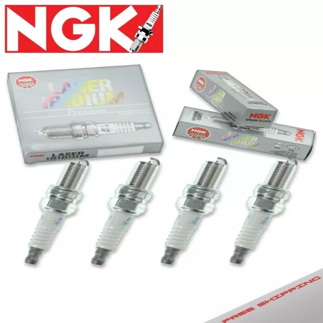 4 x Spark Plugs Made in Japan NGK Laser Iridium 4867 IFR6B-K 4867 IFR6BK Tune Up