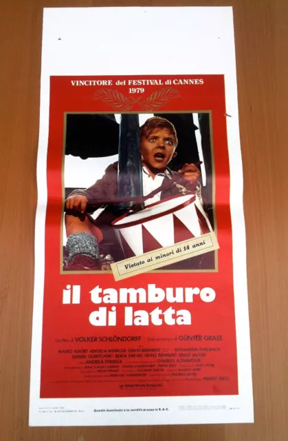 IL TAMBURO DI LATTA locandina poster Schlöndorff Tin Drum Die Blechtrommel Q33