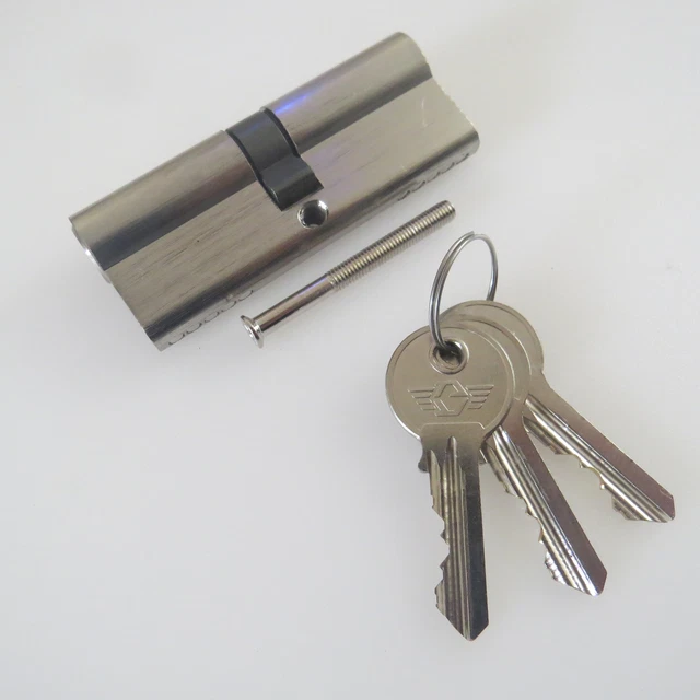 Euro Profile Cylinder Lock 80MM Keyed alike for Aluminium wood steel door 40+40