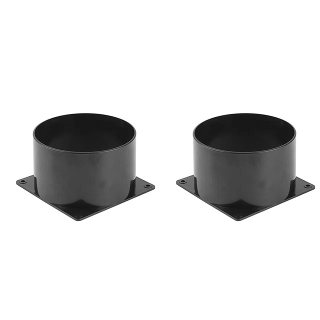 2PCS Fan Shroud Duct Cooling Ducting Vent Shroud Ventilation 120Mm for Bitc Z9T8