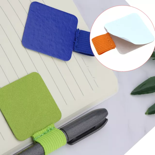 15 Stück Stiftschlaufe Selbstklebender Notizbuch Stifthalter für Tablets 3