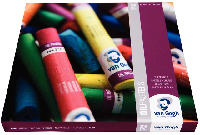 PASTELS À LHUILE, bâtonnets ronds, set de 24 pièces EUR 32,87 - PicClick FR