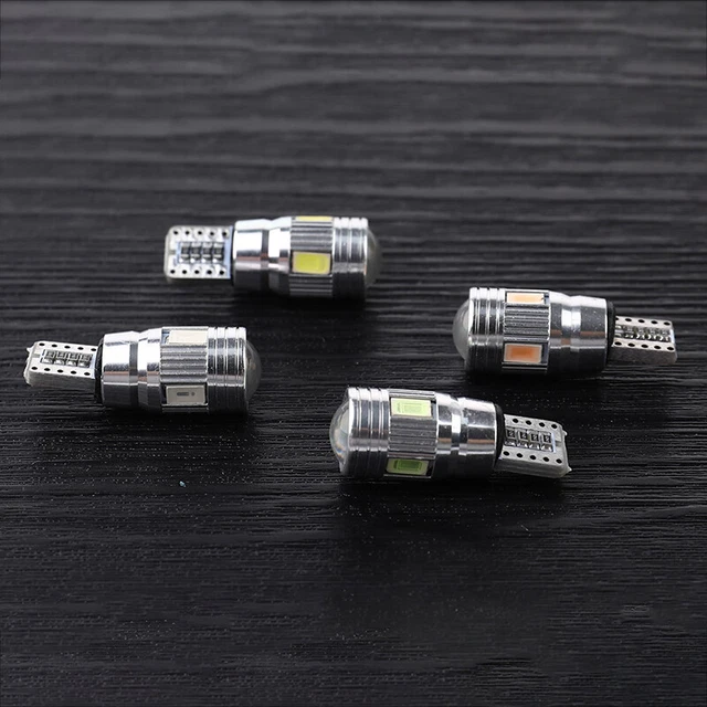 Wedge Style Reverse Led T10 W5W LED No ERROR Signal Light Canbus Auto Claerance Wedge Side ...