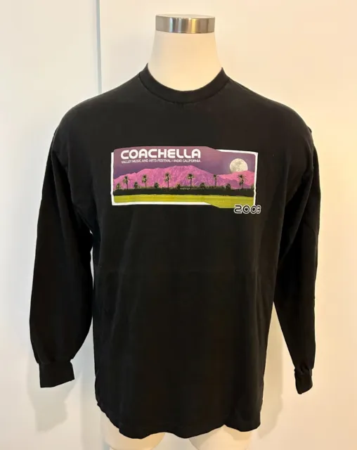 Vintage 2003 Coachella Valley Music Festival long sleeve t-shirt (size: XL)
