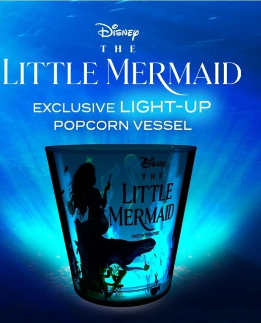 THE LITTLE MERMAID 2023 AMC Light up Popcorn Vessel Limited Edition £61