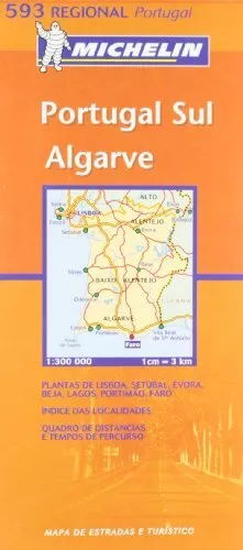 Portugal South (Michelin Regional Maps) by VARIOUS Sheet map, folded Book The
