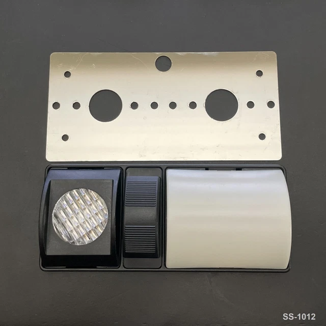 JML INTERNATIONAL Eurostyle Map & Dome Light Plate ONLY w/ DUAL Watermelon Holes