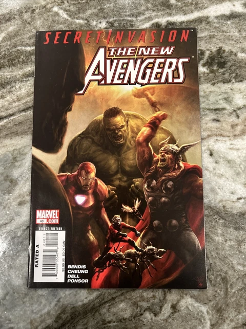 The New Avengers Vol 1 #40 June 2008 Secret Invasion Part 1 first Veranke
