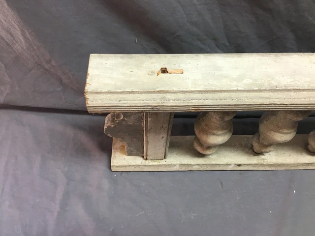 Antique Victorian Porch Gingerbread Spindle Span Gray Architectural Old 811-20B 4