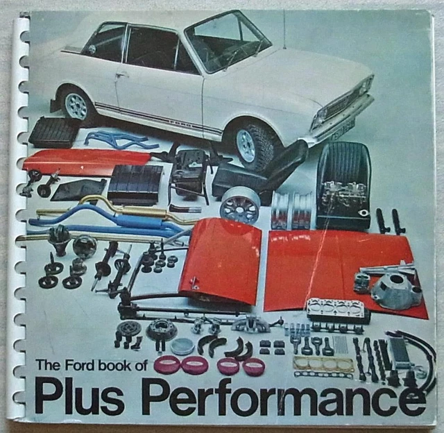 FORD BOOK OF PLUS PERFORMANCE Motor Sport Spare Parts Catalogue c1967 £