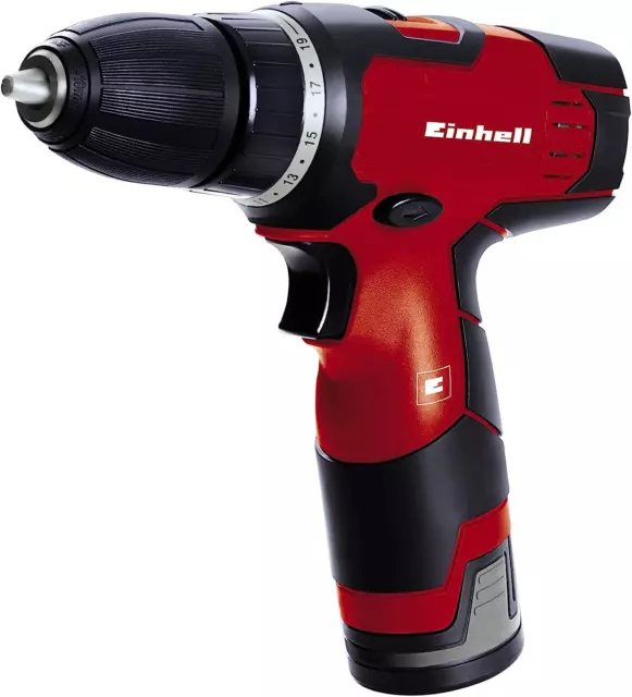 EINHELL TC-CD 18-2 Li (2x1,5 Ah) - Perceuse-visseuse sans fil 18V 1,5Ah  (avec 2 batteries et chargeur)