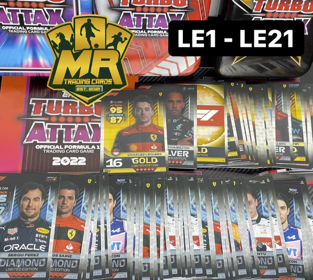 Bundle Esclusivo Turbo Attax Formula 1 2022 | 1 Raccolta Vuota + 5 Booster + 40 Bustine Protettive | Topps Collezione Carte F1 - 3