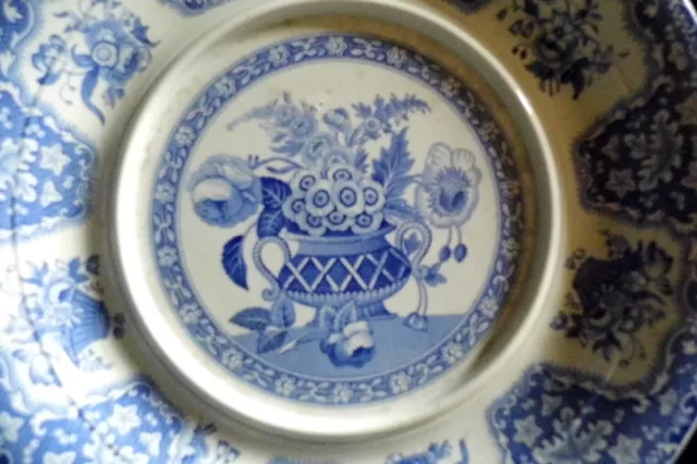 SPODE Chinoiserie plate stand large Georgian circa 1820 FILIGREE pattern 2