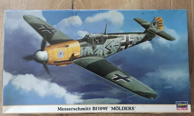 HASEGAWA 09760 MESSERSCHMITT Bf 109 F "MÖLDERS" + Figurine ULTRACAST 1/48