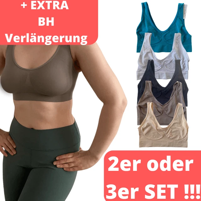 Sport BH Set 2 oder 3 Stück + BH Verlängerung INKLUSIVE!